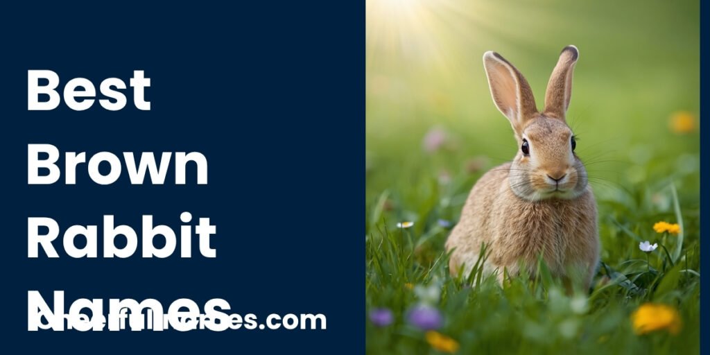 Best Brown Rabbit Names