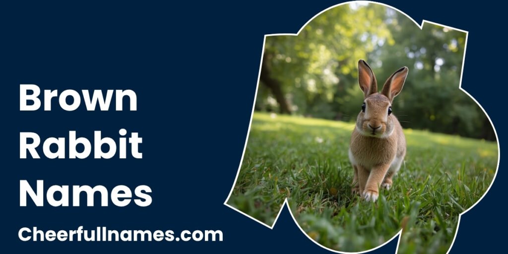 Brown Rabbit Names
